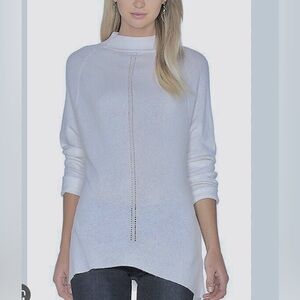 John & Jenn by Line Coral Sweater in dust blue alpaca revolve